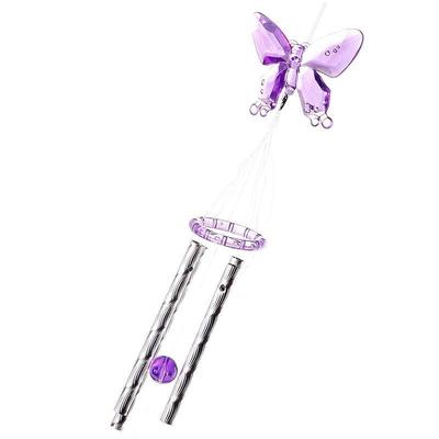 Plastic Wind Chimes Cranes Outdoor Yard Garden Home Decor Ornament W// Metal Tube