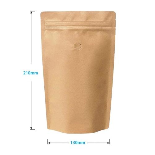 Coffee Bean Storage Bags, 100g Capacity, 10 Count, 130x210mm, Zipper Bags, Aluminum Bags, Stand-Up Bags, Kraft Paper Bags, Zipper Bags, Stand-Up Bags,