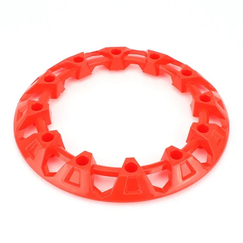 4pcs 6 Inch ATV Wheel Trim Hub Protection Decor Rim Cap Universal for All Terrain Vehicle Wheel  6 Inch ATV Wheels Plastic Cover