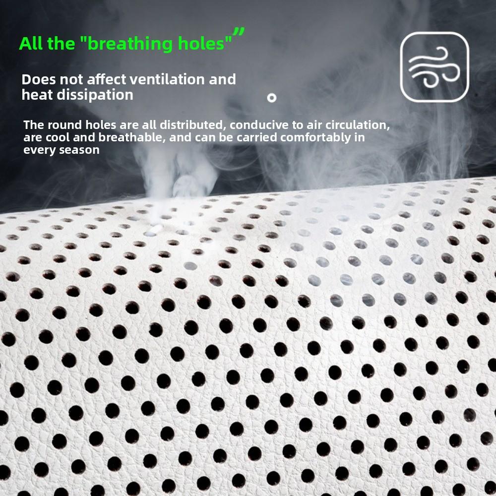 Four-season Car Seat Cushion Ventilated One-piece Half-pack Seat Breathable Summer Rear Seat Cushion Cover Set Universal