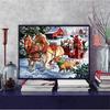 Diamond Painting Horse Full Square Round Craft Kit Art Diamond Embroidery Animal Mosaic Winter Rhinestones Kit Home Decor