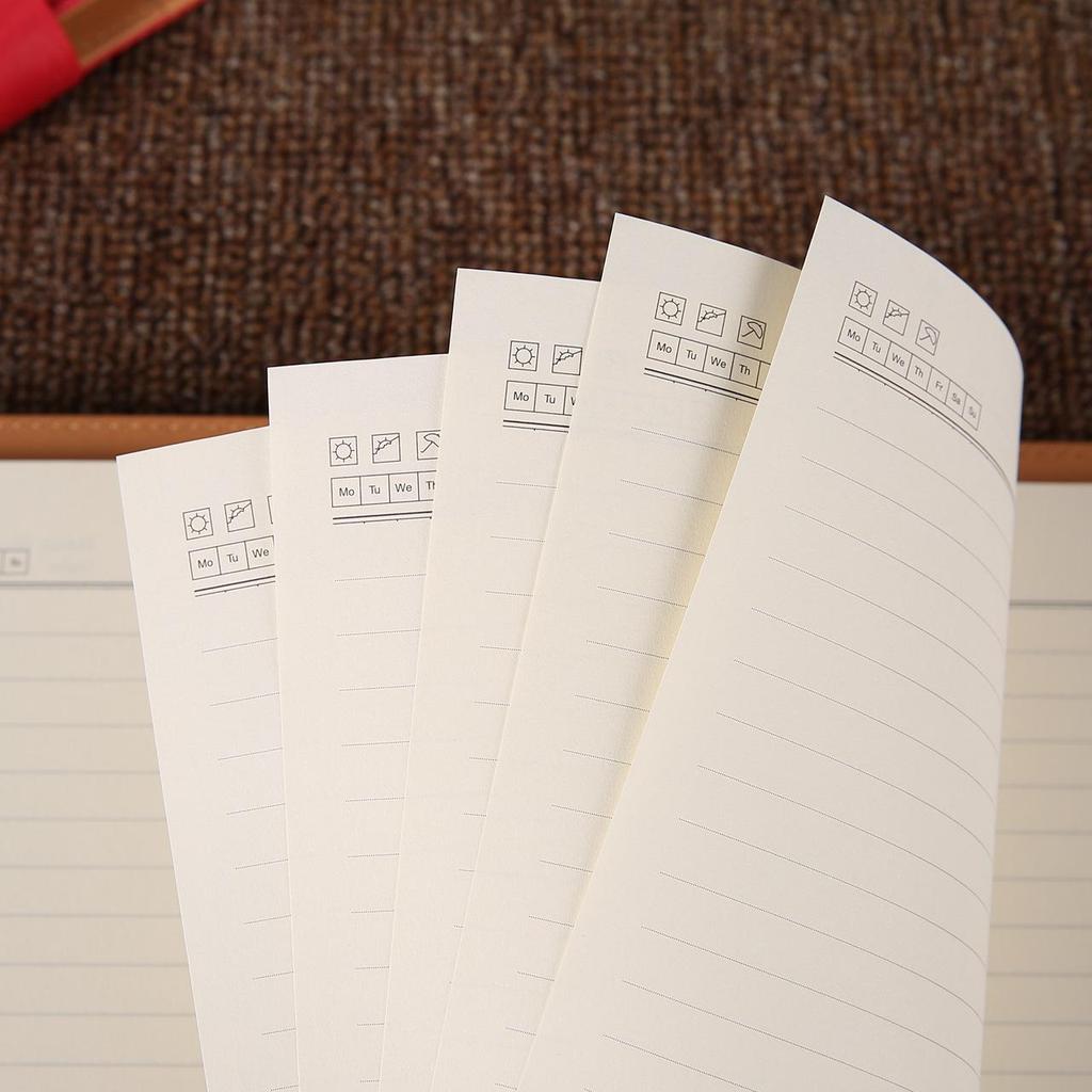 Business Loose-Leaf Notebook with Buckle - Notepad Gift Box Set