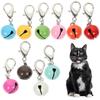10 Pcs Dainty Necklace Pet Collar Bells Pet Pendant Bell Dog Training Bells Colorful Pet Bells