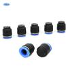 50PCs Air Pipe Plug Pneumatic Cap Plastic Brass Quick Insert PPF Oval Release Ring Hotel Use