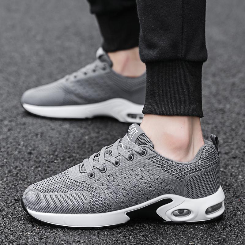 Professionelle Laufschuhe für Herren Leichte Herren-Mesh-Sneaker Schnürschuhe Herren Outdoor-Sport Tennisschuh Zapatillas De Deporte