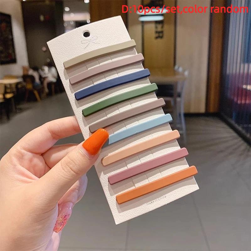 Bold Wavy Side Candy-colored Hairpin Alloy Solid Style for Casual to Dressy Outfits