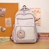 High value, fresh and sweet, candy-colored backpack, lightweight and large-capacity backpack for junior high school students