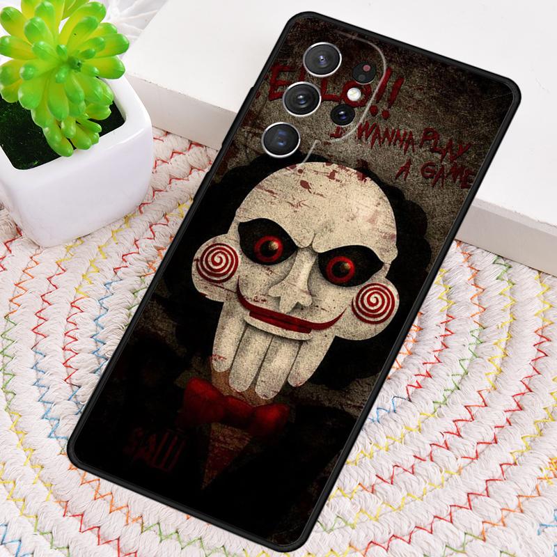 Jigsaw Saw soft Silicone Phone Case For Samsung Galaxy note 10 pro S26 S25 S24 S23 S22 S21 Plus S25Ultra Capa Cover