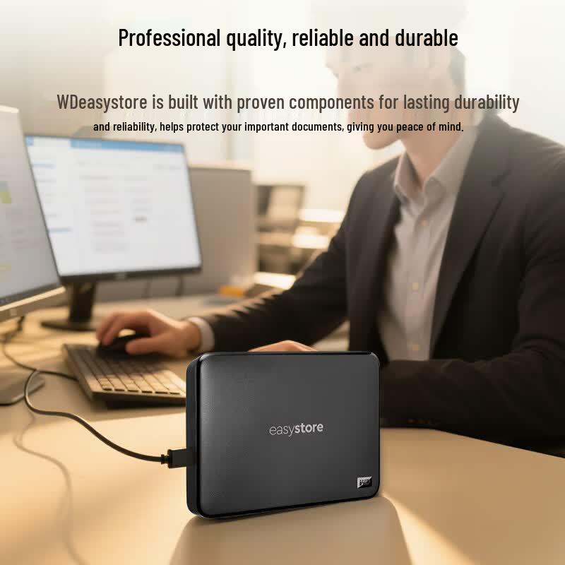 WD easystore 6TB USB 3.0 Portable External Hard Drive