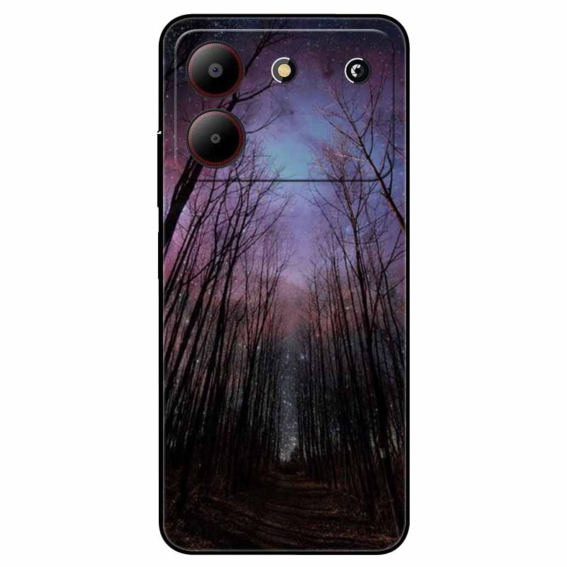 For ZTE Blade A54 4G Case Shockproof TPU Soft Silicone Phone Covers for ZTE Blade A 54 Funda Painted on for BladeA54 Luxury Capa