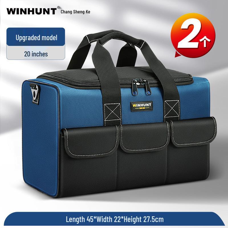 Everwinner Durable Canvas Electrician Tool Bag - Sturdy, Thickened, and Wear-Resistant