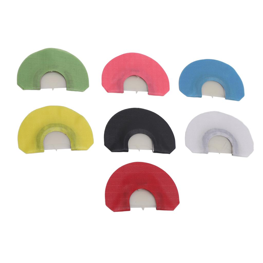 Turkey Mouth Call 7 Colors Realistic Sound Easy to Use Comfortable Diaphragm Mouth Calls Set for Outdoor