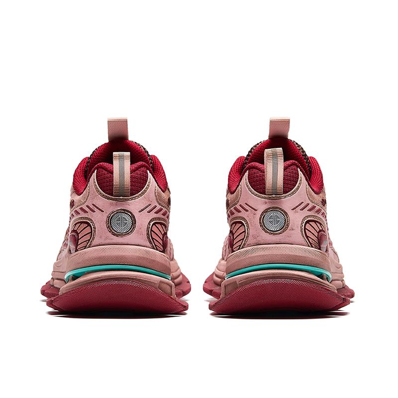 Anta Champion G01 Comfortable Versatile Non-Slip Wear-Resistant Low-Top Casual Shoes Women sneaker Gold Red 122518807A-2