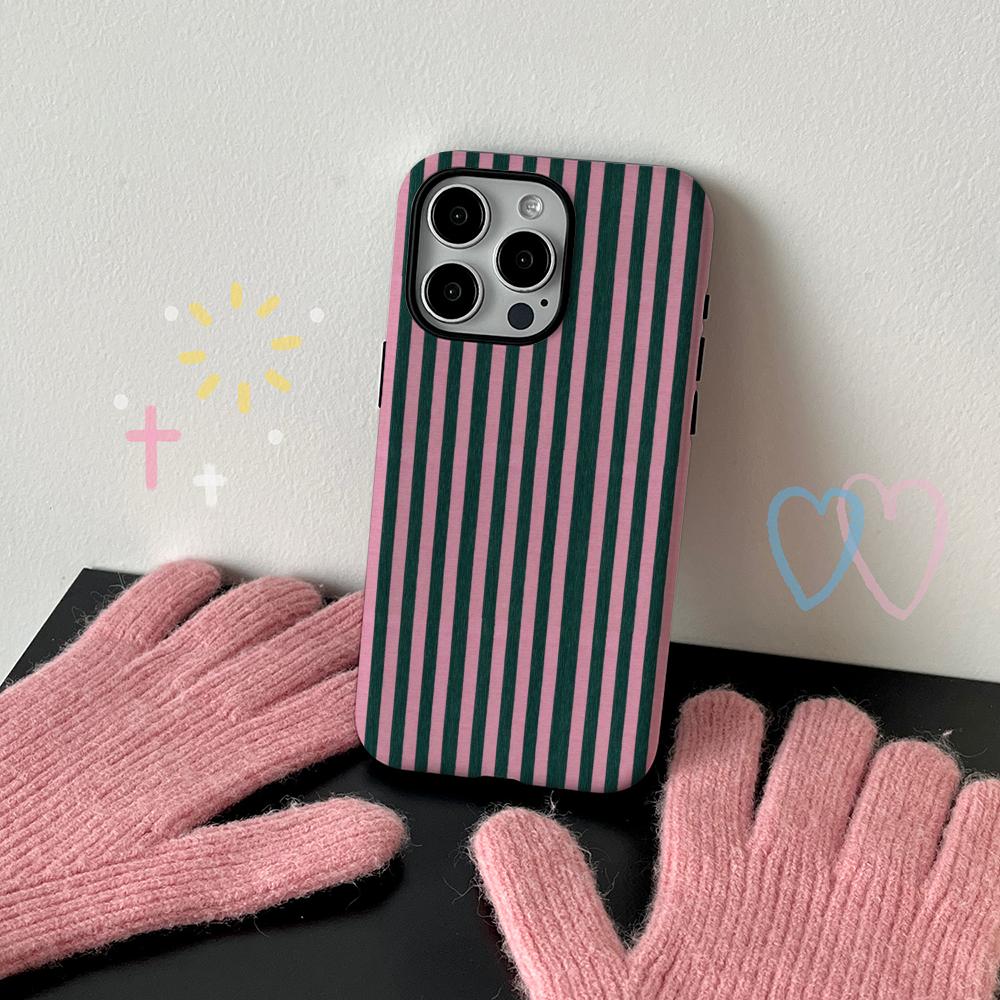 Simple Colorful Stripe Art Design Phone Case Film shell For iPhone 17 16e 16 15 14 13 12 11 Pro Max Plus XS
