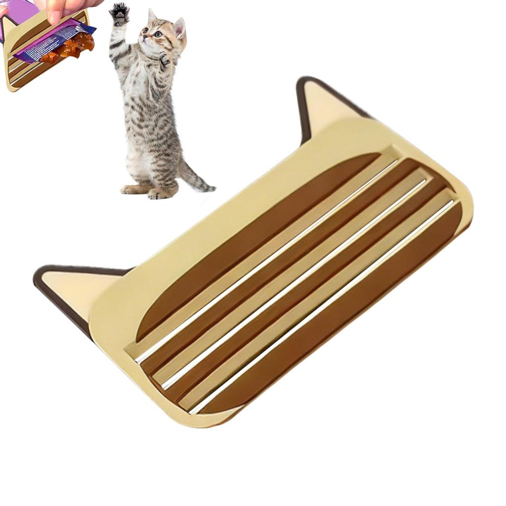 Cat Food Pouch Squeezer Tools Cat Food Bag Squeezer Dispenser Cats Liquid Wet Treat Dispenser Cat Design Squeezing Tool
