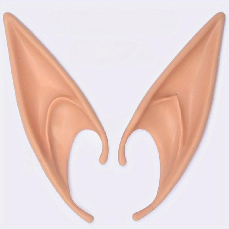 1 pár elfů Cosplay uši Muži Ženy Halloween Holiday Party Anděl Simulovaná Role Podpěra Měkké latexové pohádkové špičaté uši Příslušenství