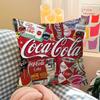 C-Coca Logo C-Colas Kissenbezug Für Schlafzimmer Zimmer Und Wohnzimmer Sofa Dekokissenbezug