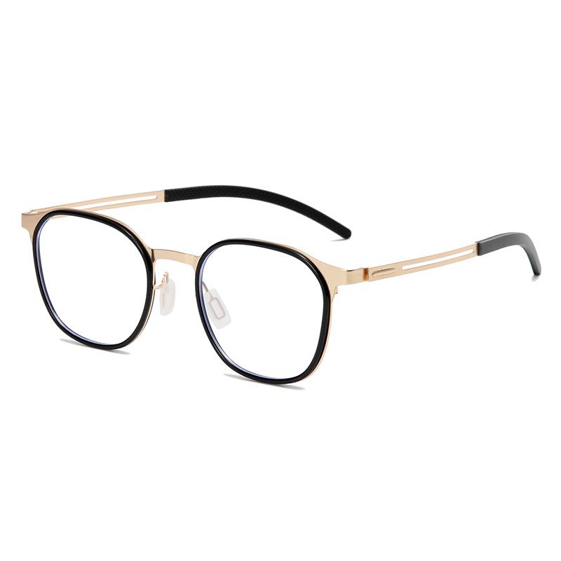 

Metal Oversized Student Nearsighted Glasses For Men Fashion Business Shortsighted Prescription Glasses Women -0.5 -0.75 To -6.0 Myopia -2.5