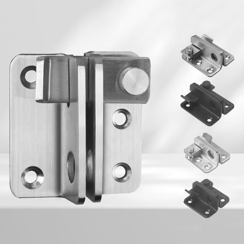 Stainless Steel Sliding Door Lock Bolts Anti-theft Catch Lock Sliding Bolts Lock Padlock Clasp Gate Safety Lock Home Hardware