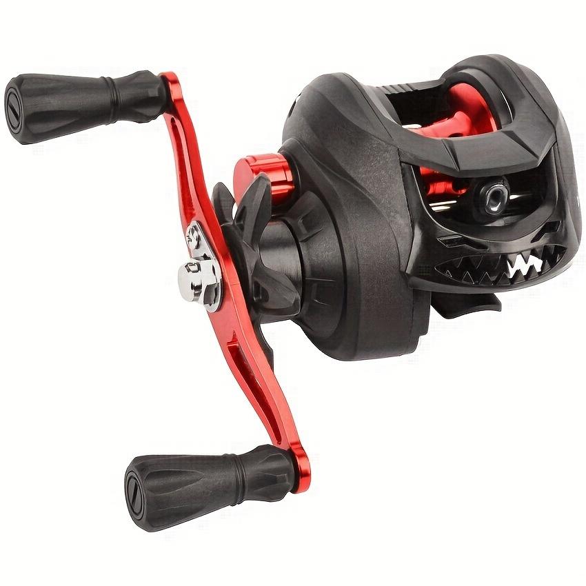 

Versatile Baitcasting Fishing Reel - Ambidextrous, 7.2:1 Gear Ratio for Freshwater & Saltwater Angling, Durable Aluminum Alloy & ABS Construction Left Hand