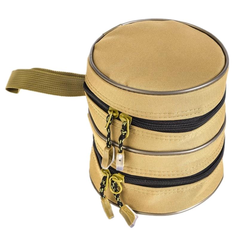 Runde Baitcasting Angelrolle Schutzbox Angelzubehör Tragetasche Druckfeste Angelrollentasche für Angeln