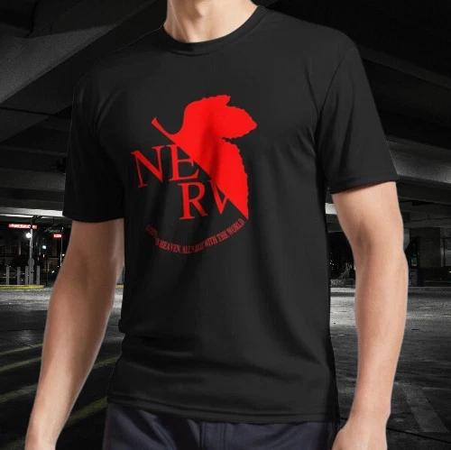 Nerv Logo Merchandise T-Shirt Active Funny Size Mode American T-shirt 4XL
