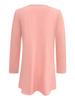 Elegant Women's Solid Long Top - 2025 Autumn/Winter Collection
