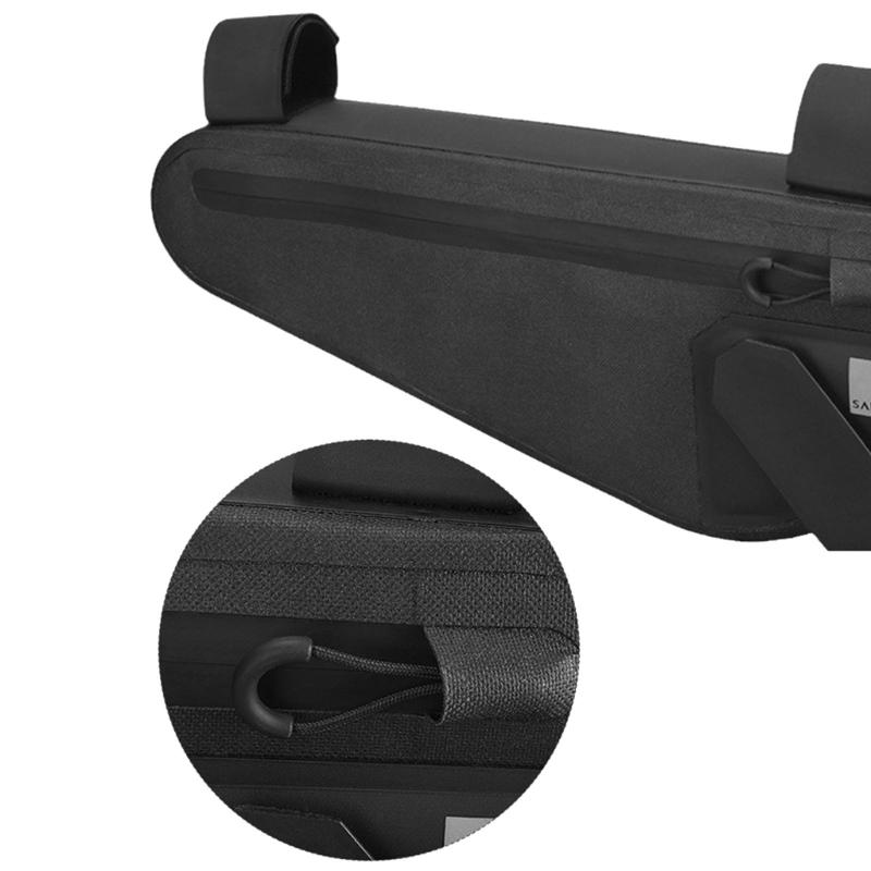 Wasserdichte Fahrrad-Vorderrahmentasche, Radsport-Lenkerstangen-Aufbewahrungstaschen zum Radfahren, Reißverschluss-Verschluss, Rennrad-Oberrohrtasche