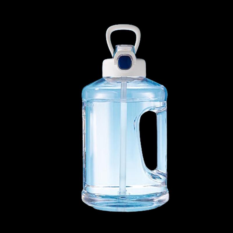 Large Capacity Sports Water Bottle with Straw and Handle