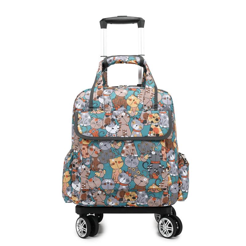 

Легкая Складная Водонепроницаемая Сумка-тележка с Универсальными Колесами для Коротких Поездок и Посадки 16 inch