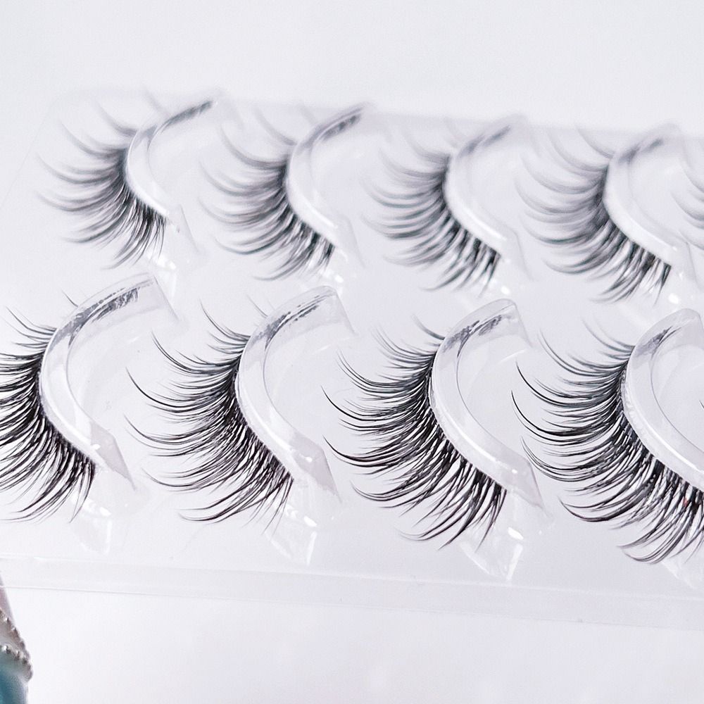 Thai Style Eye Lashes Soft Wispy Eye Makeup Tools 3D Mink False Eyelashes  Eyelashes Extension