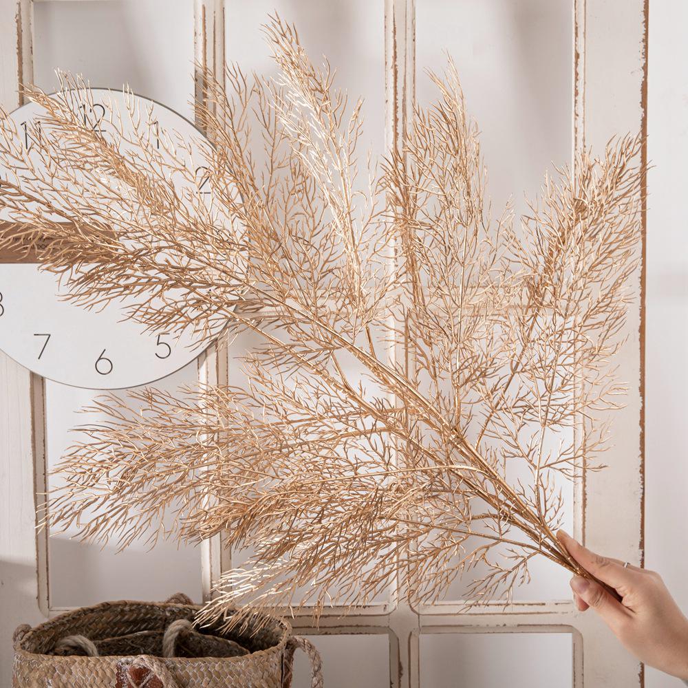 New Year & Christmas Gold & Silver Flower Spray Decoration Accessories
