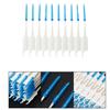 Interdental Silicone Brushes 100/160 Units Dental Toothpicks Brush Between Teeth With Thread Oral Cleaning Tools
