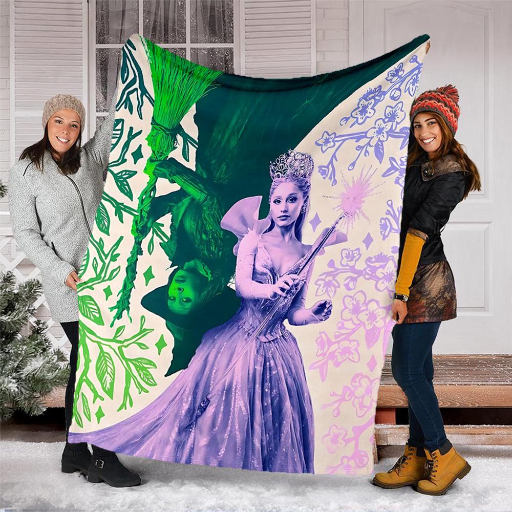 1pc Wicked Outdoor Soft Blanket Ultra Plush, Warm, Versatile, and Easy Care for Camping, and