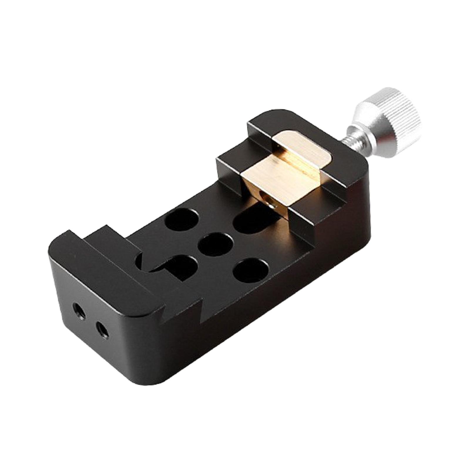 

Telescope Dovetail Base Dovetail Slot Stable Sturdy Easy Installation Replace Dovetail Saddle Clamp Mount Base Aluminum Alloy чорний