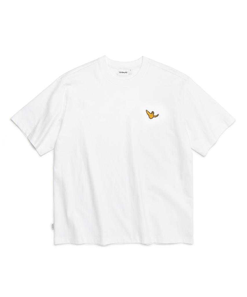 Mark Gonzales Angel Wappen Short Sleeve T-Shirt - White