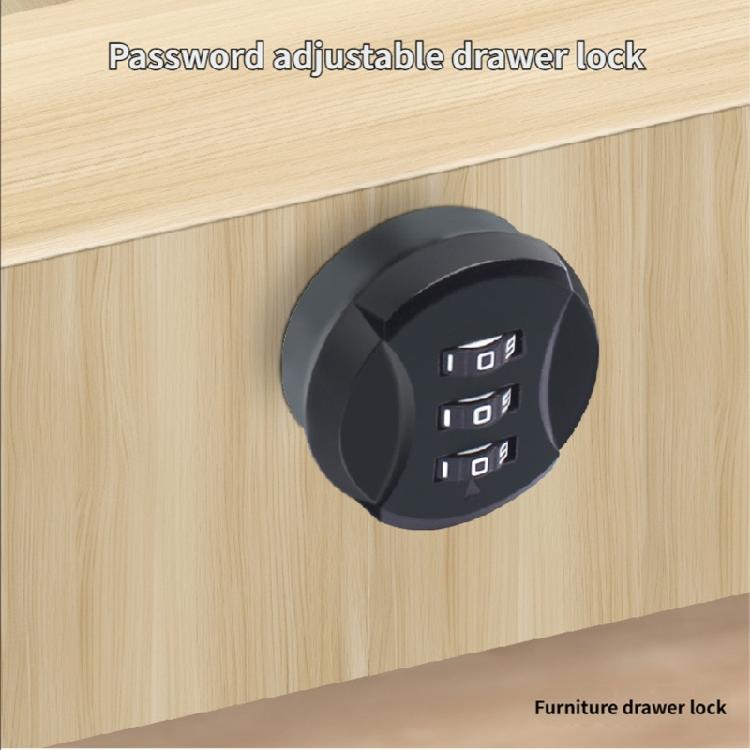 Marine 3 Digit Combination Lock For Vehicle Cabinets Home Drawers Weatherproof Metal Resetable Code Design