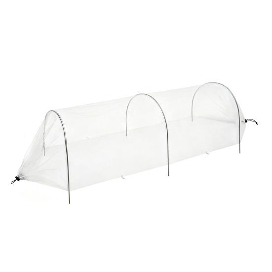 

Garden Row Insect Netting Pop Up Garden Bed Tunnel Net with Drawstring Vegetable Rows Netting Insect And Bird Protection for Vegetables Fruits 1pc