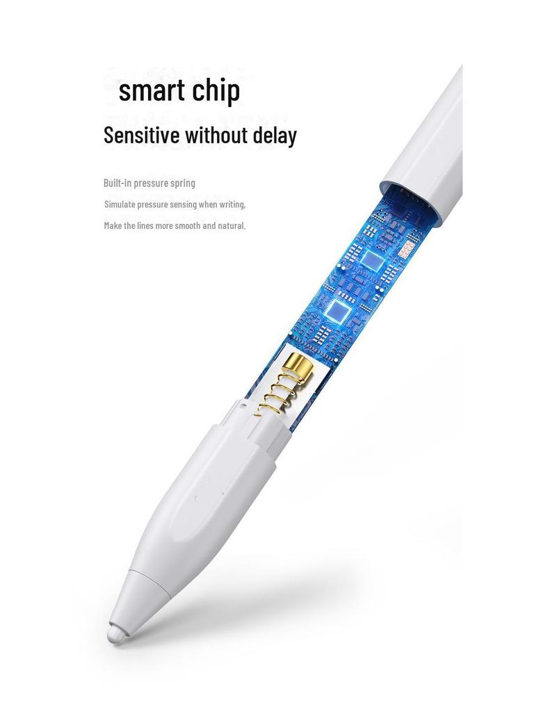 Jiletang White Silicone Capacitive Stylus Pen for Tablet and Mobile Touch Screens