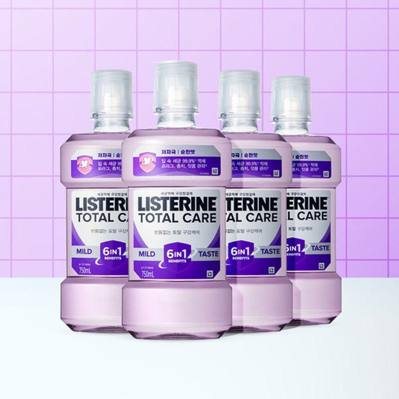 LISTERINE Total Care Mild 750mlx4 Listerine Total Care Mild 750mlx4