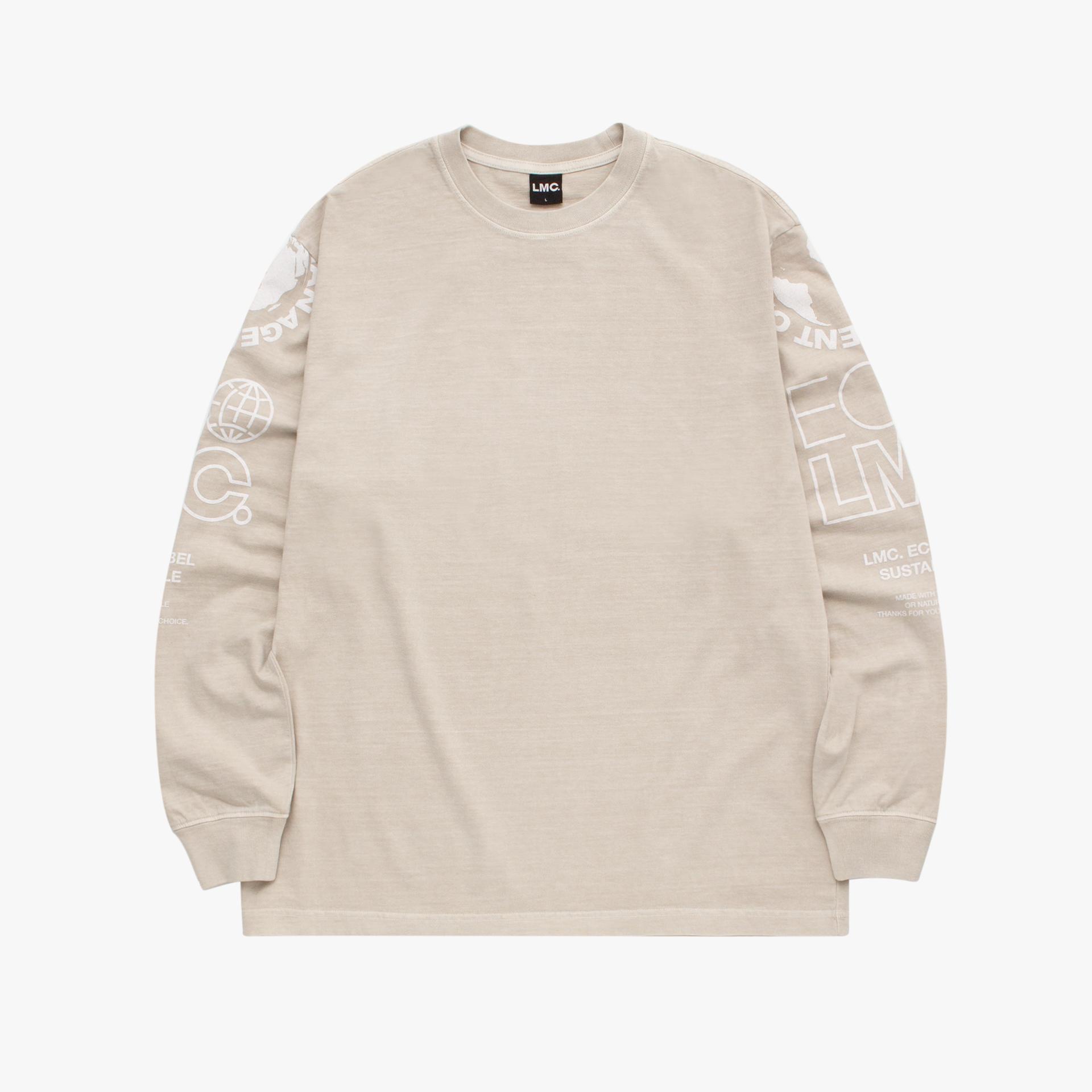 Lmc Lmc Organic Dyed Long Slv Tee Beige S