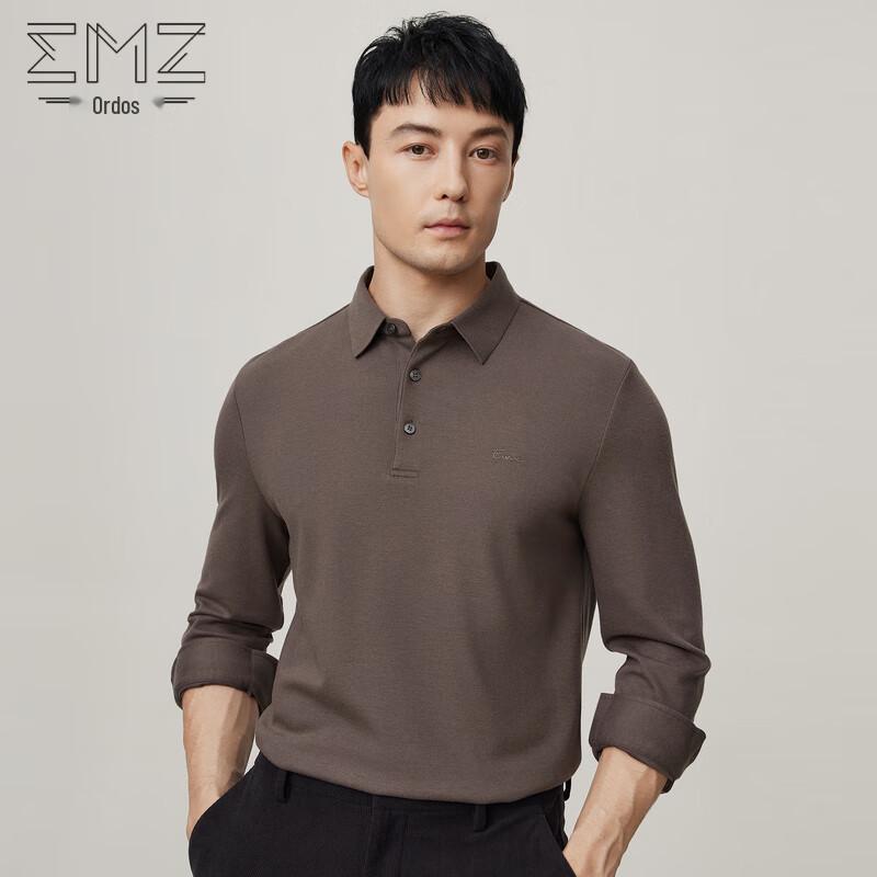 Erdos (EMZ) Men s Wool Blend Long-Sleeve Polo Shirt M