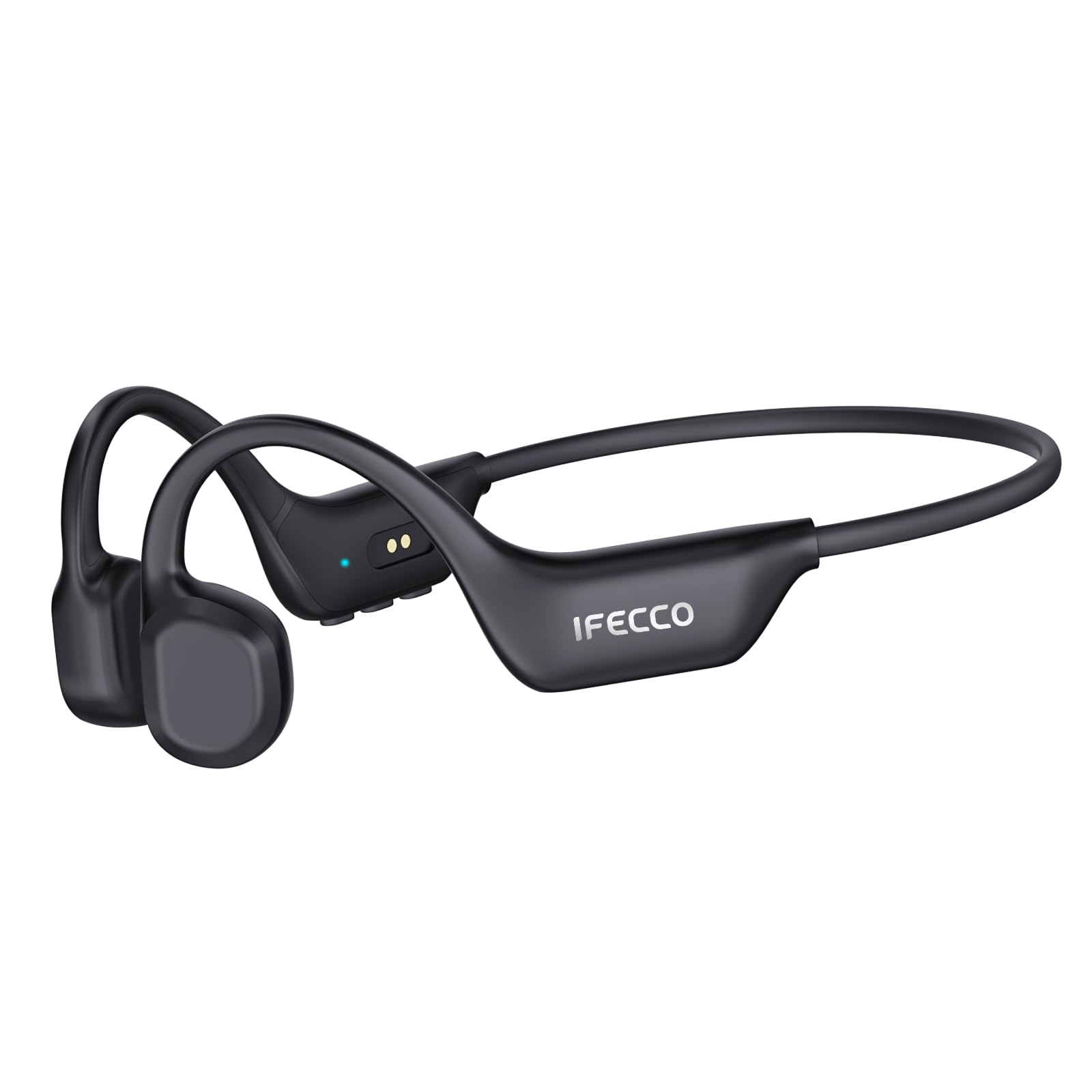 

IFECCO Bone Conduction Earphones, IP67 Waterproof, Wireless, for Running, Listening While You Run, No Ear Blocking, 10 Hours of Continuous Playback,