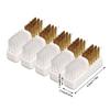 5pcs Copper Wire Bristles Nail Drill Bit Cleaner Portable Nail Grinding Head Cleaner  For Home Use