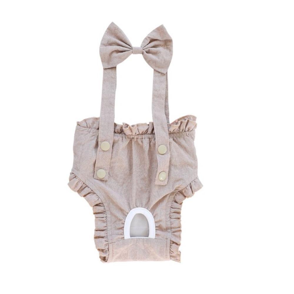 Thin Breathable Dog Sanitary Pants Adjustable Pet Dog Diapers  Female Dog Period