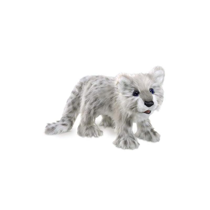 Folkmanis Snow Leopard Cub Hand Puppet