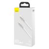 Kabel Usb-C Do Lightning Baseus Cafule, Pd, 20W, 1M (Biały)