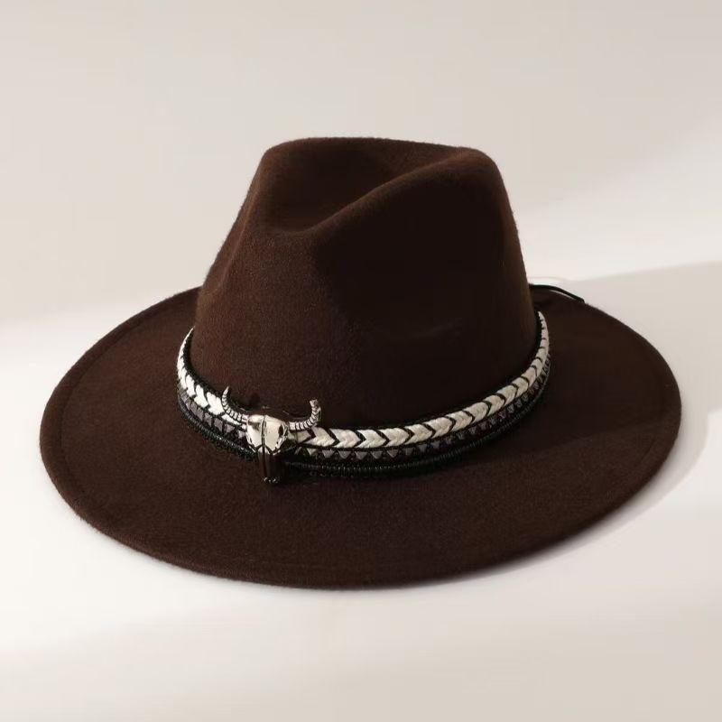 Neue Herzförmige Cowboykopf-Accessoires Cowboyhut Filzhut Neuer Outdoor-Hut für Herren und Damen Ritterhut