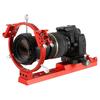 Redness And Black Anodized Crosses Dovetails Saddles For Telescopes With Quick Release Rail System