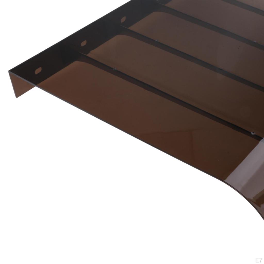 Exterior Awning Canopy for Windows with Screws, Rain Protection RV and Garage